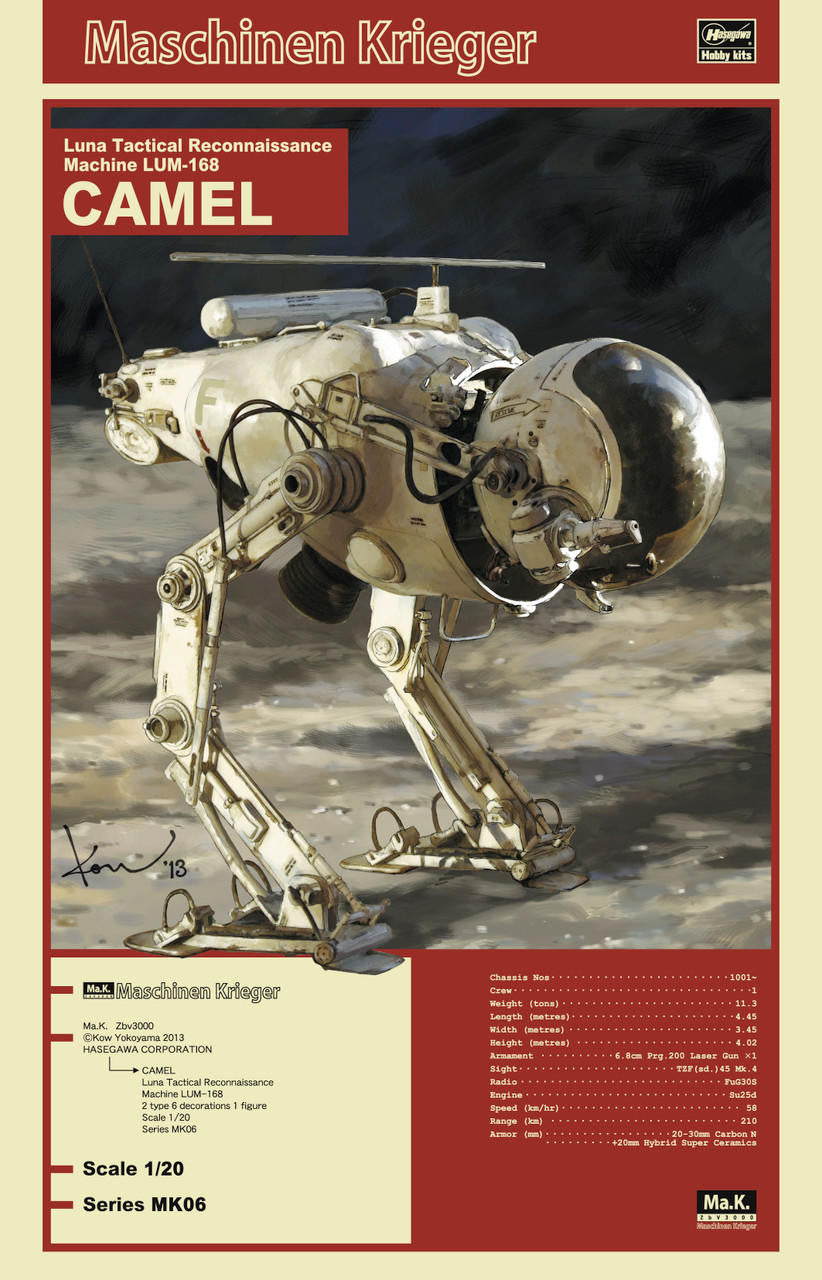 Hasegawa 1/20 Ma.K. Luna Tactical Recon Camel 64006